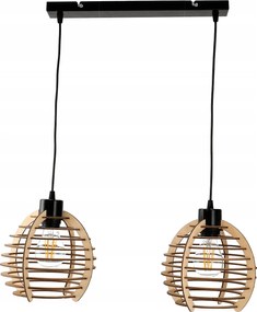 Függő lámpa csillár túlnyúlás mennyezeti lámpabúra fa