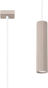 Szürkésbarna fém függőlámpa Gleam – Sollux