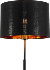 Okos állólámpa fekete arany kerek WiFi A60-nal - VT