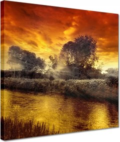 Vászonkép 30x30 Mézes tájkép