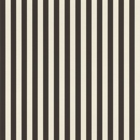 Rasch öntapadós tapéta, fekete-fehér csíkos, 0,53 x 6,00 m