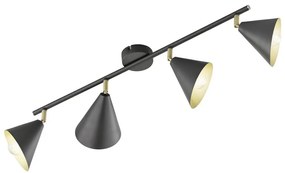 Wofi 70108G - Spotlámpa GLORIA 4xE14/28W/230V