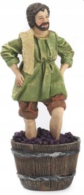 Betlehem dekorációs figura "Szőlőprés" 15cm magas figurákhoz