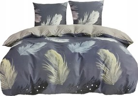 Ágyneműhuzat 160X200 Szatén Pamut 2 Párnahuzat 70X80 Tollas Ágyneműhuzat Garnitúra