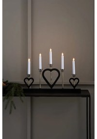 Fekete karácsonyi fénydekoráció Melissa – Markslöjd