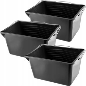 Festővödör Festékvödör 12 L Téglalap Alakú Vödör 3 db
