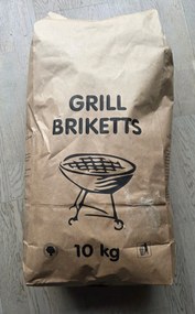Bbq grill brikett vendéglátóipari fa – 10 kg