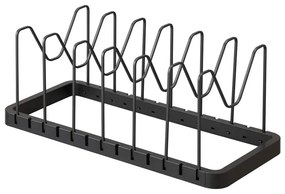 Tower fekete állítható fedőtartó állvány - YAMAZAKI