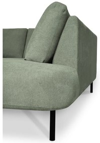 Zöld sarokkanapé (jobb oldali-U alakú) Hero – Scandic