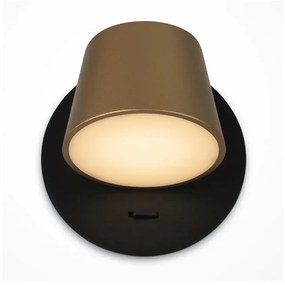 Maytoni MOD421WL-L6BBS3K - LED fali lámpa PIXEL 7W/230V 3000K arany/fekete