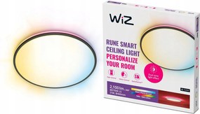Plafon Led Mennyezeti Lámpa Falra szerelhető 21W Fehér Rgb Fekete Smart WiFi WiZ