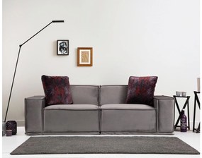 Kétszemélyes kanapé Legaletta 2 (szürke). 1106645