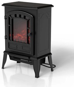 Juskys 2000W elektromos kandalló – fekete