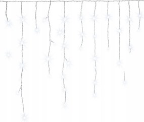 Kültéri Fényfüggöny Jégcsap 120LED Karácsonyi Ünnepi 200X36