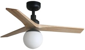 FARO 3L022 - KLIM ventilátoros lámpa 1xE27/15W/230V fekete