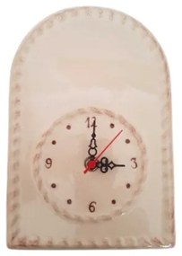 Romantikus natur óra,kerámia,kézzel festett,-15x24x4cm
