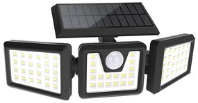 3 paneles elforgatható napelemes lámpa