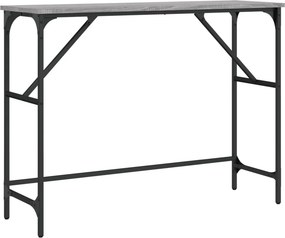 vidaXL szürke sonoma színű szerelt fa tálalóasztal 100x32x75 cm