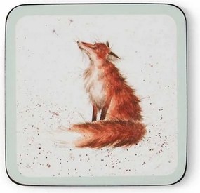 Pimpernel róka alátét kis parafa asztalra pohár alá 8db