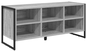 Cipőszekrény tárolóval Szürke Sonoma 60 x 35 x 44 cm Faanyag