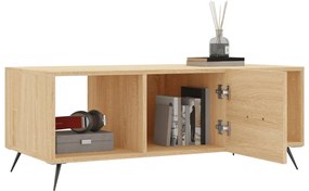 Sonoma tölgy színű szerelt fa dohányzóasztal 102 x 50 x 40 cm