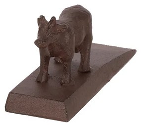 Öntöttvas ajtókitámasztó ék, bocis, 13 x 6 cm