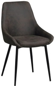 Sötétszürke étkezőszék szett 2 db-os Sierra – Rowico