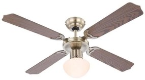 ZEVENTI ZEVENTI - Mennyezeti ventilátor NAVAGIO 1xE27/60W/230V barna ZV0012