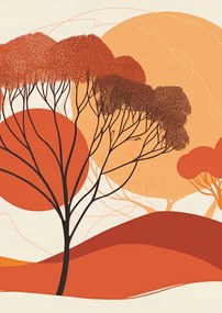 Poszter 64x90cm Az utolsó napsugarak