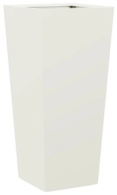 vidaXL 2 db fehér acél kerti növénytartó 35 x 35 x 75 cm