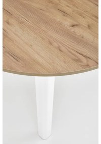 Étkezőasztal CALMIO craft tölgy/fehér