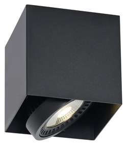 Modern felületre szerelt spotlámpa fekete, LED-del, dimmelhető - Dionysos