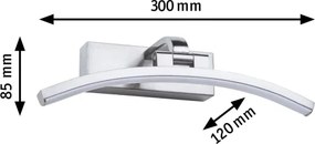 Paulmann 95556 - LED/6W Képvilágító BENTO 230 V 30 cm matt króm