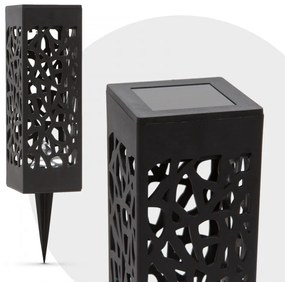 Solar Garden Art Deco Mintázatú Napelemes Solár Lámpa Lámpás