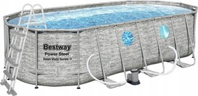 Bestway Stone Swim Vista medence szerkezettel 5,49 x 2,74 x 1,22 m szett