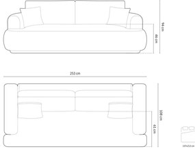 Ella ágyazható kanapé