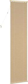 vidaXL Zsaluzia Állítható Világos barna mintával 213 x 50 cm PVC