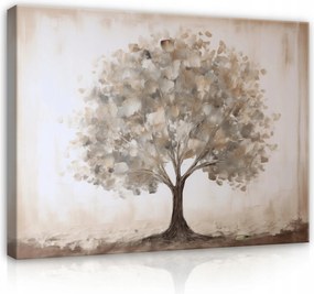 Vászon Falikép Absztrakt Vintage Fa A Nappali Hálószobájába 100x70