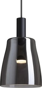 RENDL BELLINI M LED závěsná černá kouřové sklo 230V LED 5W 30° 3000K