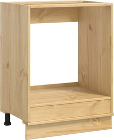 vidaXL Cabinet tárolóval SKI Mézes Barna 60 x 46 x 81 cm Tömör fenyőfa