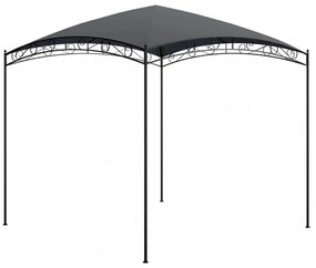 antracitszürke pavilon 3 x 3 x 2,65 m 180 g/m²