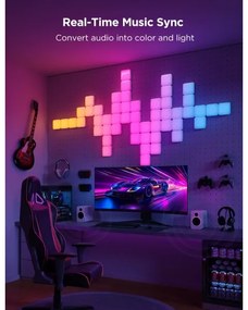 Govee - 10 db Smart mini RGBIC Wi-Fi panel