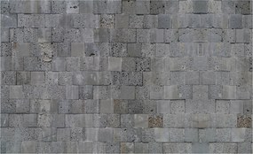 Flizelin fotótapéta Kő fal Szürke kő textúra 416x254 +ragasztó