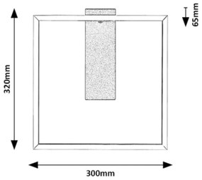 Rabalux 71011 - TUMNUS LED fali lámpa 14W 230V 4000K
