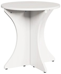 Dohányzóasztal 2 pcs Fehér 46 x 46 x 47 cm Tömör fenyőfa