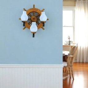 Brilagi - Fali lámpa TIMONA 3xE14/40W/230V bükkfa