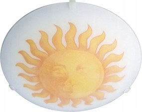 Plafon Fali lámpa Kerek Massive 25,5cm Fehér Nap motívum Falra és Mennyezetre