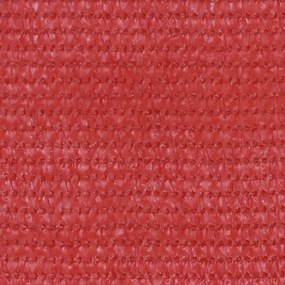 piros HDPE erkélytakaró 120 x 400 cm