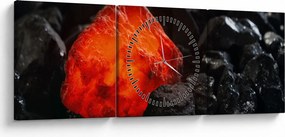 Kép - Izzó ásvány (órával) (90x30 cm)