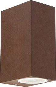 Okos fali lámpa rozsdabarna IP44, 2 db Wifi GU10 - Baleno